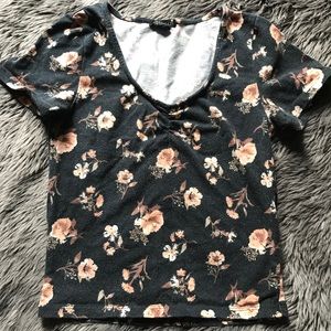 Forever 21 Floral Crop Top